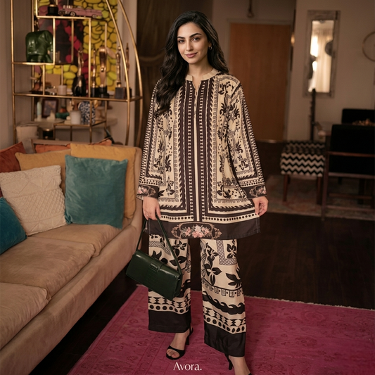 Swiss Lawn Printed 2-Piece Co-Ord Set