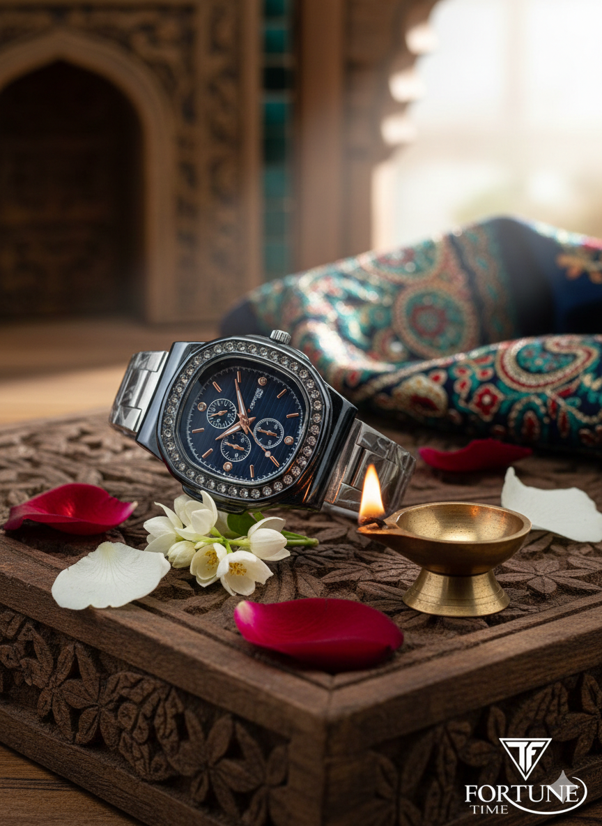 Elegant Women’s Square Quartz Watch – Water-Resistant Chain Strap (Black)